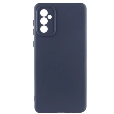 Накладка (з мікрофіброю) Silicone Cover Lakshmi Full Camera для Samsung A34 5G- темно-синій