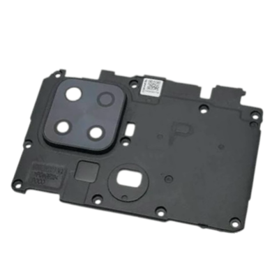 Скло камери для Xiaomi Poco C40 with frame (комплект) Black Скло камери для Xiaomi Poco C40 with frame (комплект) Black