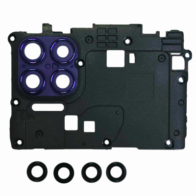 Скло камери для Motorola G9 Power with frame (комплект) Violet Скло камери для Motorola G9 Power with frame (комплект) Violet