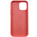 Накладка (з мікрофіброю) Silicon Case Full Camera для iPhone 13 Pro Max (6.7)- кораловий