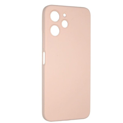 Накладка (з мікрофіброю) Silicone Cover Lakshmi Full Camera для Xiaomi Redmi 12 / Poco M6 Pro 5G- рожевий пісок