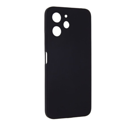 Накладка (з мікрофіброю) Silicone Cover Lakshmi Full Camera для Xiaomi Redmi 12 / Poco M6 Pro 5G- чорний