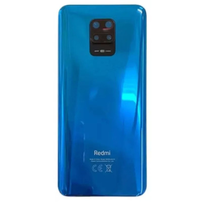 Задня кришка для Xiaomi Redmi Note 9 Pro (зі склом камери) Blue