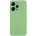 Накладка (з мікрофіброю) Silicone Cover Lakshmi Full Camera для Xiaomi Redmi 12 / Poco M6 Pro 5G- фісташковий