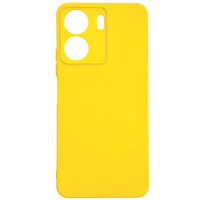 Накладка (з мікрофіброю) Silicone Cover Lakshmi Full Camera для Xiaomi Redmi 13C 4G / Poco C65- жовтий