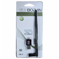 Wi-Fi адаптер USB LV-UW10 (600Mbps) з довгою антеною Wi-Fi адаптер USB LV-UW10 (600Mbps) з довгою антеною