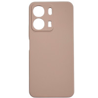 Накладка (з мікрофіброю) Silicone Cover Lakshmi Full Camera для Xiaomi Redmi 13C 4G / Poco C65- рожевий пісок
