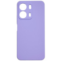 Накладка (з мікрофіброю) Silicone Cover Lakshmi Full Camera для Xiaomi Redmi 13C 4G / Poco C65- бузковий