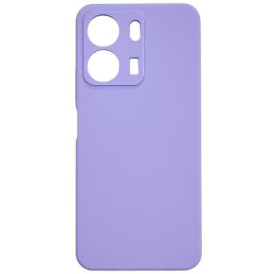 Накладка (з мікрофіброю) Silicone Cover Lakshmi Full Camera для Xiaomi Redmi 13C 4G / Poco C65- бузковий