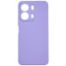 Накладка (з мікрофіброю) Silicone Cover Lakshmi Full Camera для Xiaomi Redmi 13C 4G / Poco C65- бузковий