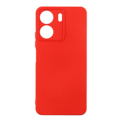 Накладка (з мікрофіброю) Silicone Cover Lakshmi Full Camera (A) для Xiaomi Redmi 13C 4G / Poco C65- червоний
