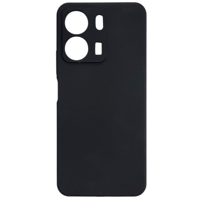 Накладка (з мікрофіброю) Silicone Cover Lakshmi Full Camera для Xiaomi Redmi 13C 4G / Poco C65- чорний