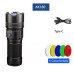 Ліхтарик AK180 White laser LED PM30-TG, 1х40700, power bank, ЗП Type-C, zoom, 5 фільтрів Ліхтарик AK180 White laser LED PM30-TG, 1х40700, power bank, ЗП Type-C, zoom, 5 фільтрів