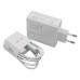 Мережевий зарядний пристрій Xiaomi (MDY-15-EJ) 120W PD (USB-A+USB-C) + кабель Type-C to Type-C- білий