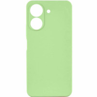 Накладка (з мікрофіброю) GETMAN Liquid Silk Full Camera для Xiaomi Redmi 13C 4G / Poco C65- фісташковий Накладка (з мікрофіброю) GETMAN Liquid Silk Full Camera для Xiaomi Redmi 13C 4G / Poco C65- фісташковий