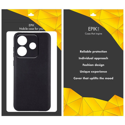 Накладка TPU Epik Black Full Camera для Xiaomi Redmi Note 14 5G- чорний Накладка TPU Epik Black Full Camera для Xiaomi Redmi Note 14 5G- чорний
