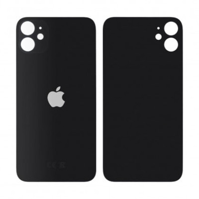 Задня кришка для iPhone 11 (big hole) Original PRC Black