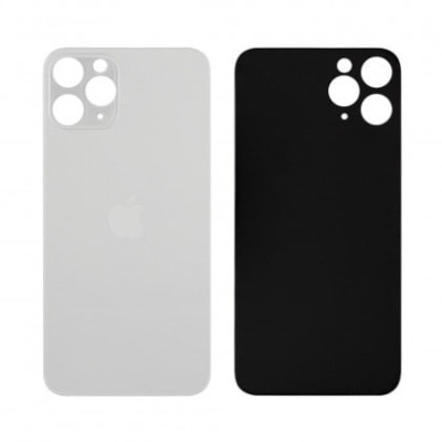 Задня кришка для iPhone 11 Pro Max (big hole) Original PRC Matte Silver Задня кришка для iPhone 11 Pro Max (big hole) Original PRC Matte Silver