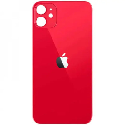 Задня кришка для iPhone 12 (big hole) Original PRC Red