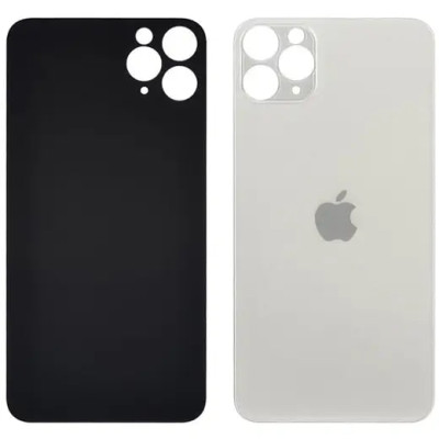 Задня кришка для iPhone 12 Pro (big hole) Original PRC Silver