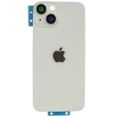 Задня кришка для iPhone 14 with frame, camera glass, MagSafe, Original PRC Starlight White