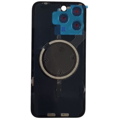 Задня кришка для iPhone 15 Pro Max with frame, camera glass, MagSafe, Original PRC Titanium Blue