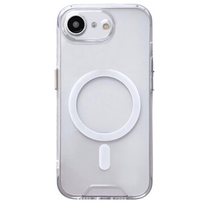 Накладка TPU Space Case with Magnetic для iPhone 16e / iPhone 17e- прозорий Накладка TPU Space Case with Magnetic для iPhone 16e / iPhone 17e- прозорий