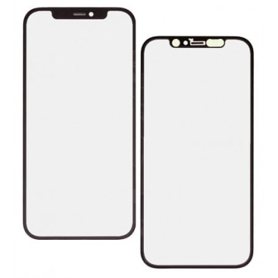 Скло дисплея з OCA-плівкою Mitsubishi для iPhone 12 Pro/ 12 Original Black