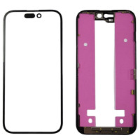 Скло дисплея з OCA-плівкою Mitsubishi для iPhone 15 +рамка, Original Black Скло дисплея з OCA-плівкою Mitsubishi для iPhone 15 +рамка, Original Black