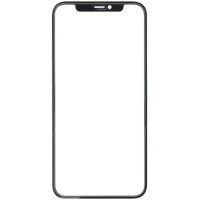 Скло дисплея з OCA-плівкою Mitsubishi для iPhone XR with frame, Original Black