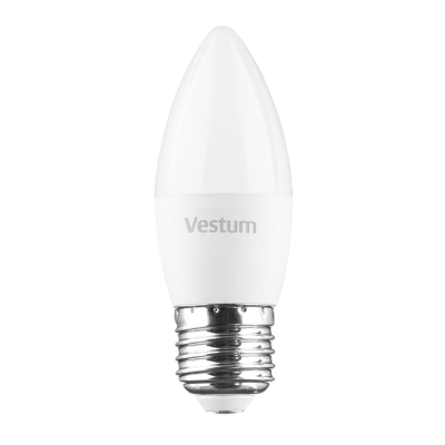 Лампа LED Vestum C37 4W 4100K 220V E27