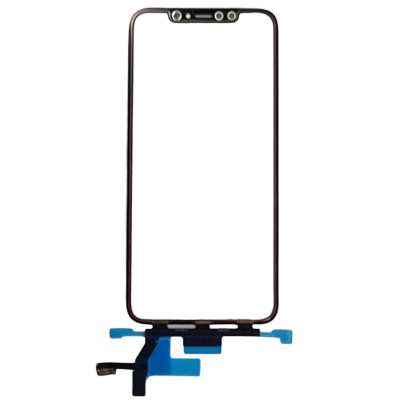 Сенсор для телефону iPhone XS Max з коротким шлейфом, з OCA плівкою, Original Black