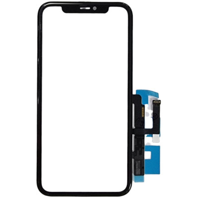 Сенсор для телефону iPhone 11 з рамкою, без мікросхеми, з OCA плівкою, Original Black Сенсор для телефону iPhone 11 з рамкою, без мікросхеми, з OCA плівкою, Original Black