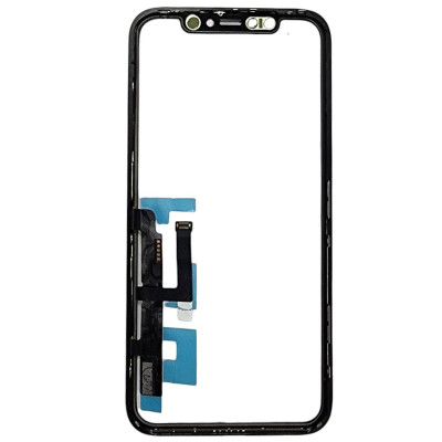 Сенсор для телефону iPhone 11 з рамкою, з мікросхемою, з OCA плівкою, Original Black