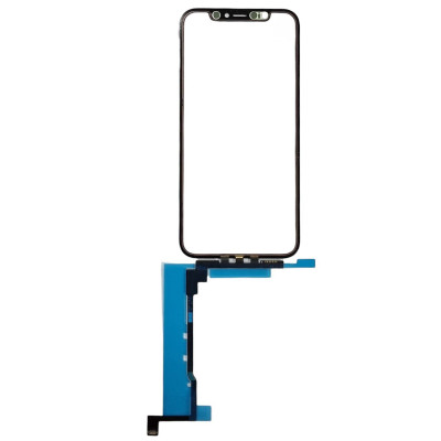 Сенсор для телефону iPhone 11 Pro без мікросхеми, з OCA плівкою, Original  Black