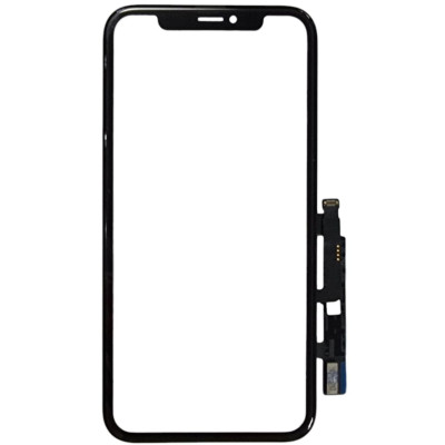 Сенсор для телефону iPhone XR з рамкою, з мікросхемою, з OCA плівкою Mitsubishi, Original Black Сенсор для телефону iPhone XR з рамкою, з мікросхемою, з OCA плівкою Mitsubishi, Original Black