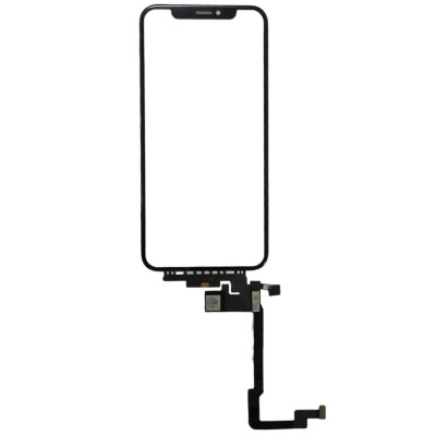 Сенсор для телефону iPhone Xs з довгим шлейфом, з OCA плівкою Mitsubishi, Original PRC Black Сенсор для телефону iPhone Xs з довгим шлейфом, з OCA плівкою Mitsubishi, Original PRC Black