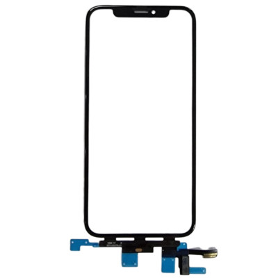 Сенсор для телефону iPhone Xs з коротким шлейфом, з OCA плівкою Mitsubishi, Original PRC Black Сенсор для телефону iPhone Xs з коротким шлейфом, з OCA плівкою Mitsubishi, Original PRC Black