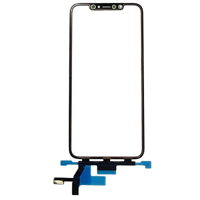 Сенсор для телефону iPhone XS Max з коротким шлейфом, з OCA плівкою Mitsubishi, Original Black