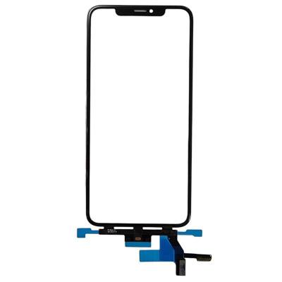 Сенсор для телефону iPhone XS Max з коротким шлейфом, з OCA плівкою Mitsubishi, Original Black Сенсор для телефону iPhone XS Max з коротким шлейфом, з OCA плівкою Mitsubishi, Original Black