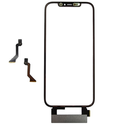 Сенсор для телефону iPhone 12 Pro Max без мікросхеми, з OCA плівкою Mitsubishi, Original Black
