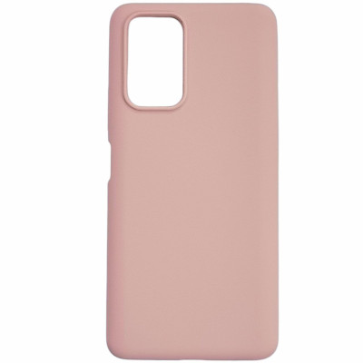Накладка (з мікрофіброю) Silicone Cover Lakshmi для Xiaomi Redmi Note 10 Pro / Note 10 Pro Max- рожевий пісок
