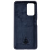 Накладка (з мікрофіброю) Silicone Cover Lakshmi для Xiaomi Redmi Note 10 Pro / Note 10 Pro Max- темно-синій