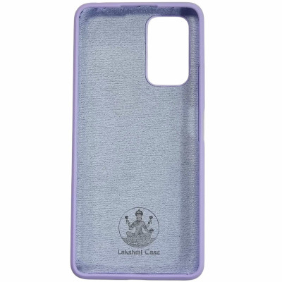 Накладка (з мікрофіброю) Silicone Cover Lakshmi для Xiaomi Redmi Note 10 Pro / Note 10 Pro Max- бузковий