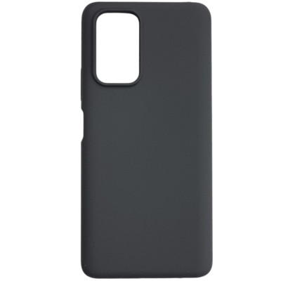 Накладка (з мікрофіброю) Silicone Cover Lakshmi для Xiaomi Redmi Note 10 Pro / Note 10 Pro Max- темно-сірий