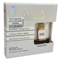 Wi-Fi адаптер ALFA UAC25BD (650Mb) Wi-Fi адаптер ALFA UAC25BD (650Mb)