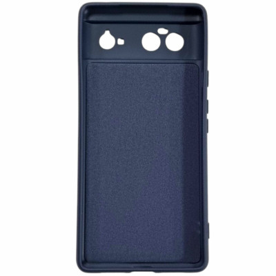 Накладка (з мікрофіброю) GETMAN Liquid Silk Full Camera для Google Pixel 6- темно-синій
