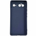 Накладка (з мікрофіброю) GETMAN Liquid Silk Full Camera для Google Pixel 6- темно-синій