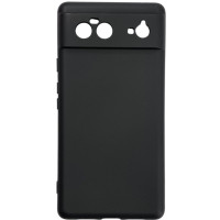 Накладка (з мікрофіброю) GETMAN Liquid Silk Full Camera для Google Pixel 6- чорний