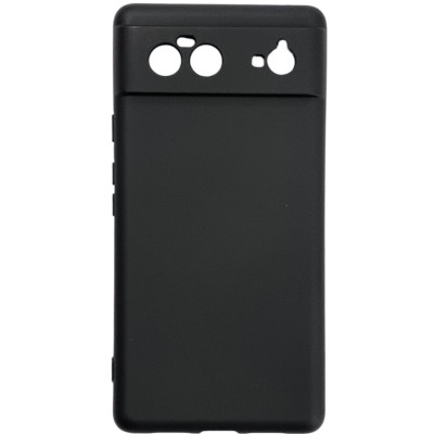 Накладка (з мікрофіброю) GETMAN Liquid Silk Full Camera для Google Pixel 6- чорний